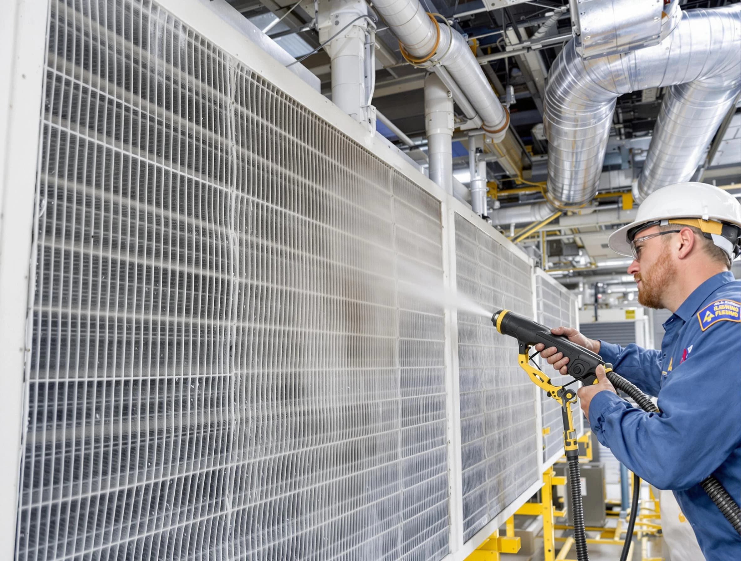 Professional commercial coil cleaning by Candler-McAfee Air Duct Cleaning in Candler-McAfee