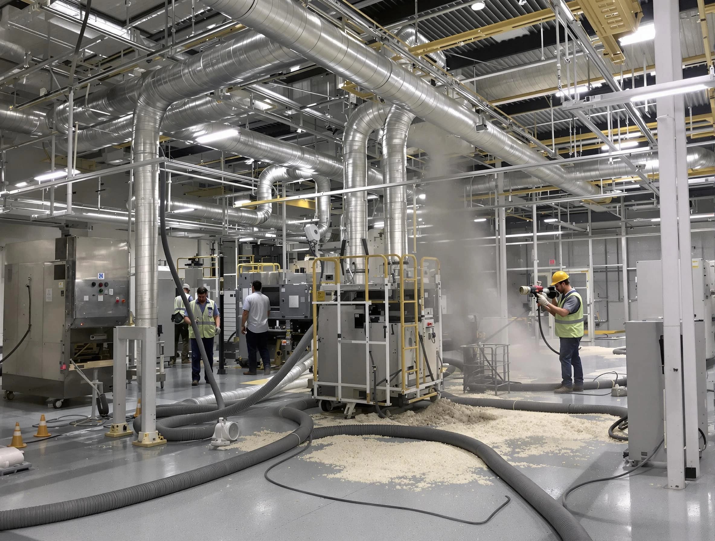 Heavy-duty industrial duct cleaning by Candler-McAfee Air Duct Cleaning in Candler-McAfee