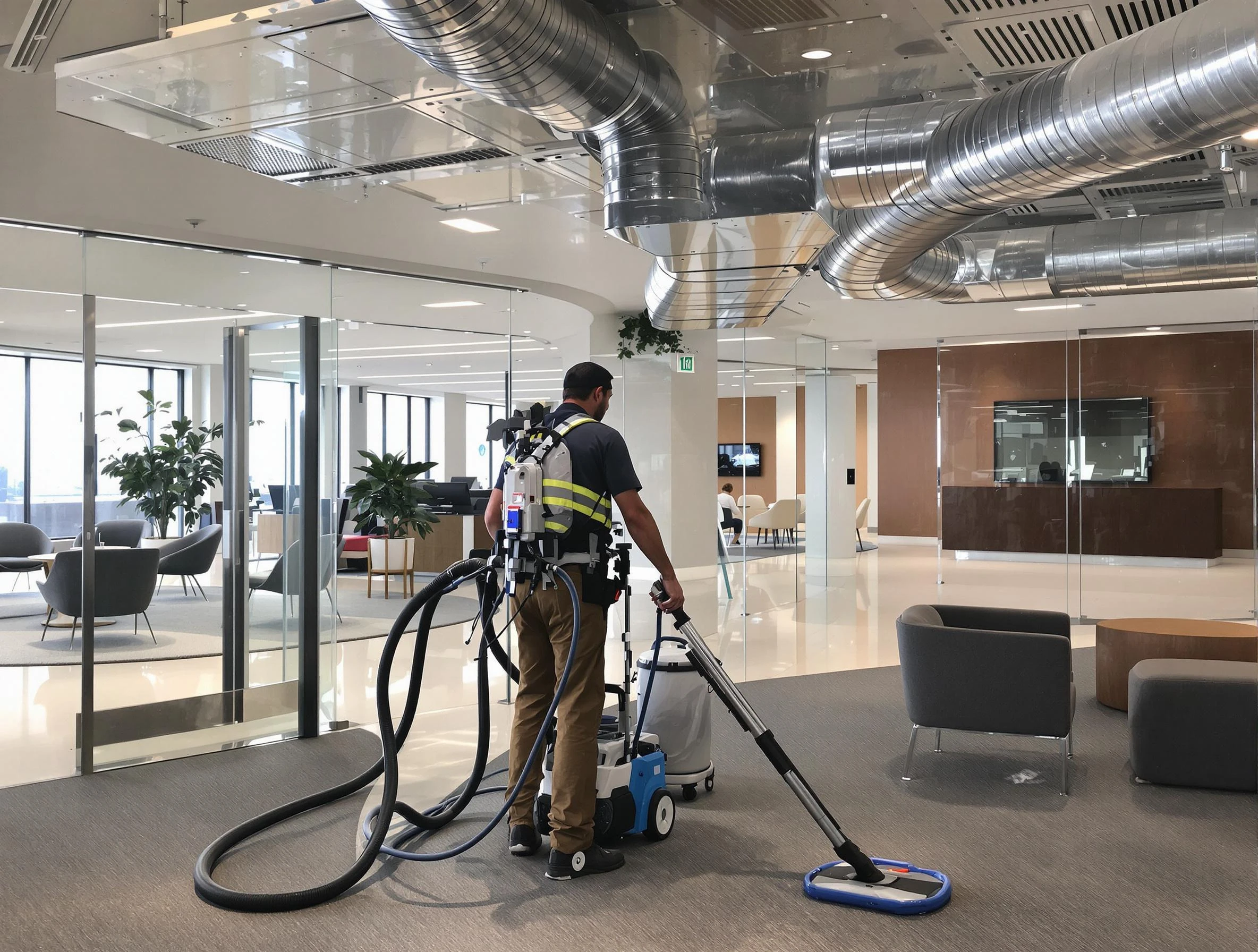 Commercial duct cleaning service by Candler-McAfee Air Duct Cleaning in Candler-McAfee